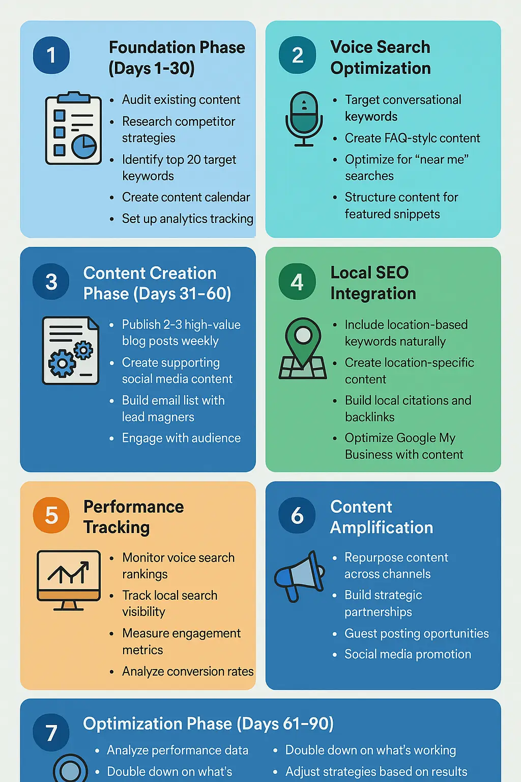 Proven 7-Step Content Marketing for small businesses Framework