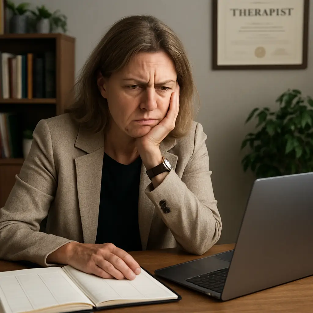 Frustrated Therapist Moment